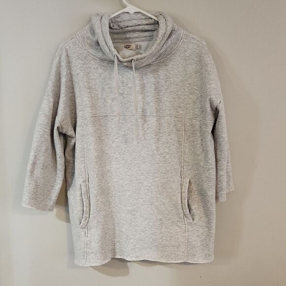 UGG Women's Gray Cowl Neck Top - Picture 5 of 14